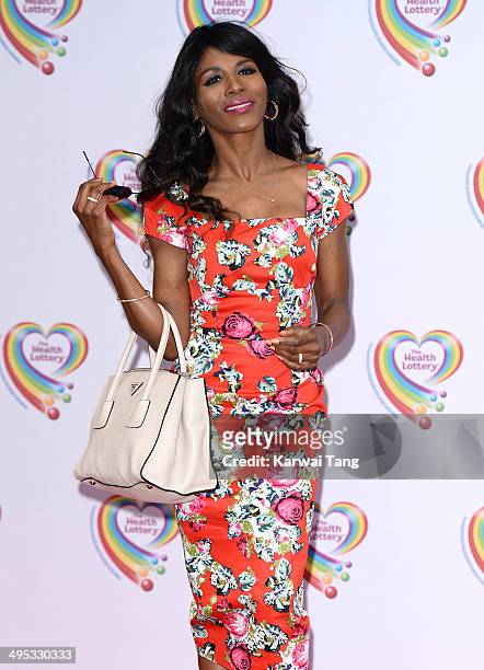Sinitta attends the Health Lottery tea party at the Savoy Hotel on June 2, 2014 in London, England.
