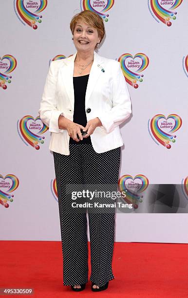 Anne Diamond attends the Health Lottery tea party at the Savoy Hotel on June 2, 2014 in London, England.