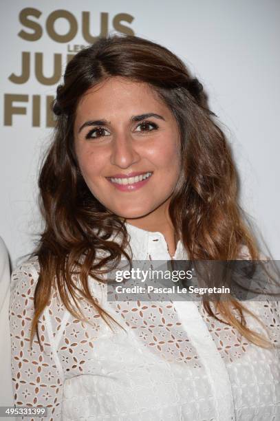 Geraldine Nakache attends the Paris Premiere of 'Sous Les Jupes Des Filles' film at Cinema UGC Normandie on June 2, 2014 in Paris, France.