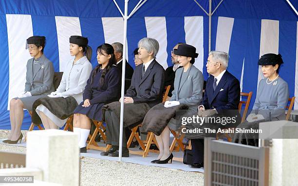 Princess Hisako, widow of late Prince Takamado, Princess Tsuguko, Princess Noriko, Prince Akishino, Princess Kiko of Akishino, Prince Hitachi and...