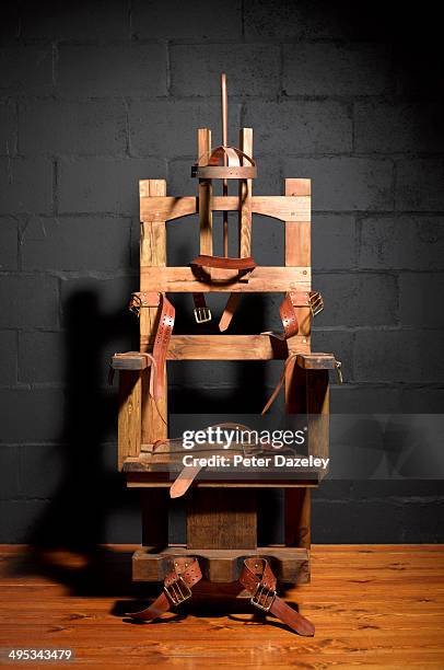 electric chair - death row execution stock pictures, royalty-free photos & images
