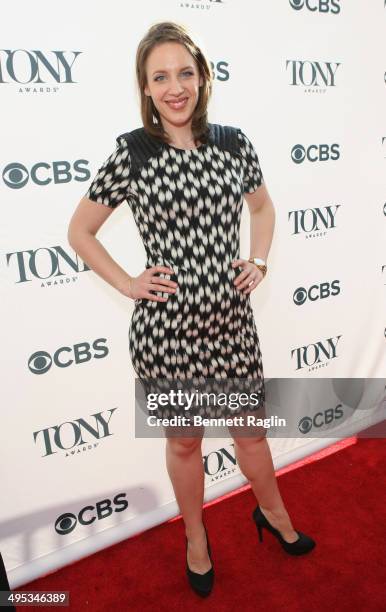 Actress Jessie Mueller attends the 2014 Tony Honors Cocktail Party at the Paramount Hotel on June 2, 2014 in New York City.