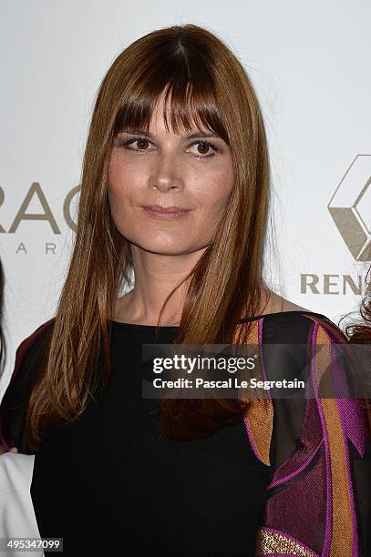 Marina Hands attends the Paris Premiere of 'Sous Les Jupes Des Filles' film at Cinema UGC Normandie on June 2, 2014 in Paris, France.