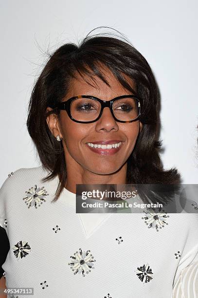 Audrey Pulvar attends the Paris Premiere of 'Sous Les Jupes Des Filles' film at Cinema UGC Normandie on June 2, 2014 in Paris, France.