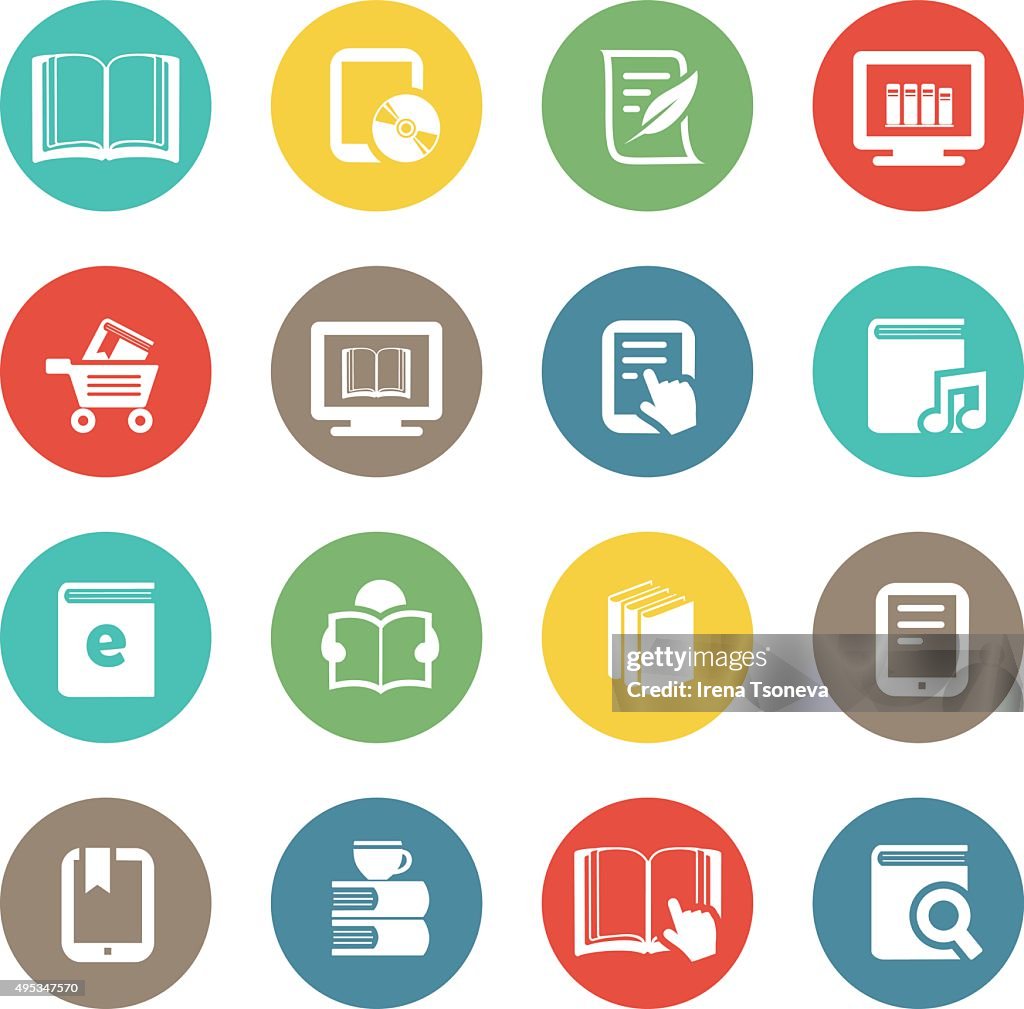 Ebook and Literature Icons