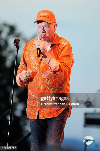 Mike Love of The Beach Boys performs during the Abbey Road On The River Music Festival on The Belvedere on May 25, 2014 in Louisville, Kentucky.