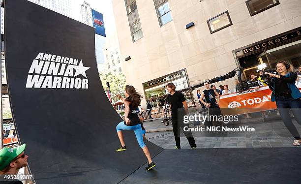 American Ninja Warrior contestant Kacy Catanzaro appears on NBC News' "Today" show --