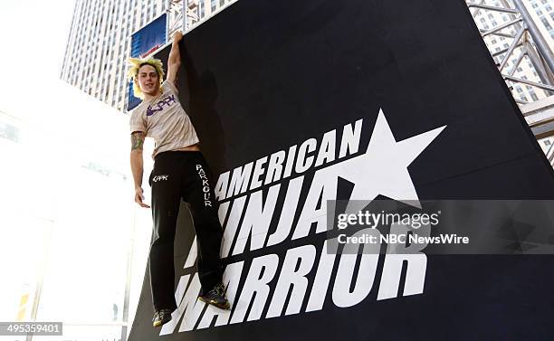 American Ninja Warrior contestant Jamie Rahn appears on NBC News' "Today" show --