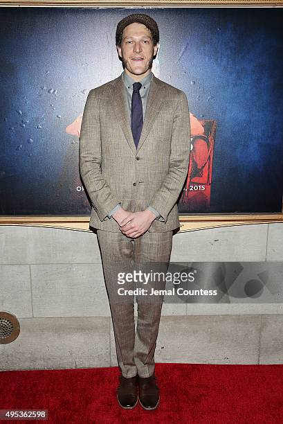 Actor Gabriel Ebert attends the Broadway Opening Night of "King Charles III" at the Music Box Theatre on November 1, 2015 in New York City.