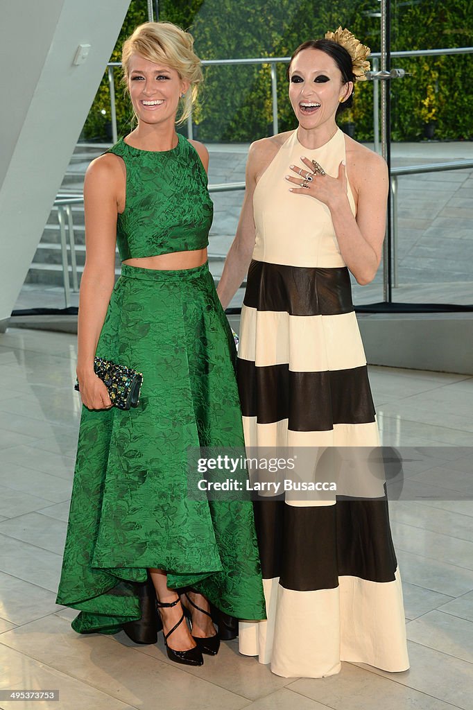 Beth Behrs and Stacey Bendet attend the 2014 CFDA fashion awards at