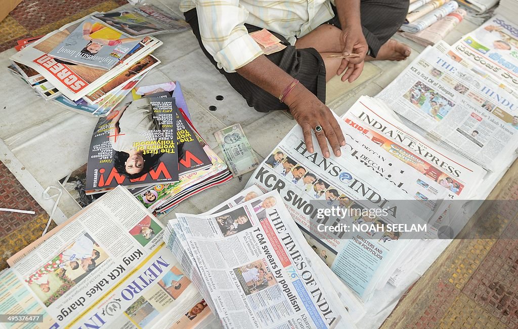INDIA-POLITICS-TELANGANA