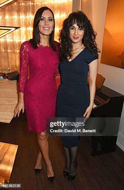 Linzi Stoppard and Asli Bayram attend the launch of La Maison Remy Martin, the cognac brand's new members club, on November 2, 2015 in London,...