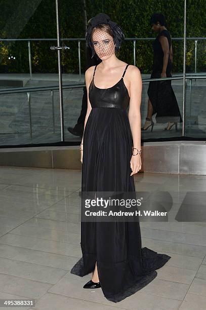 Olga Sorokina attends the 2014 CFDA fashion awards at Alice Tully Hall, Lincoln Center on June 2, 2014 in New York City.