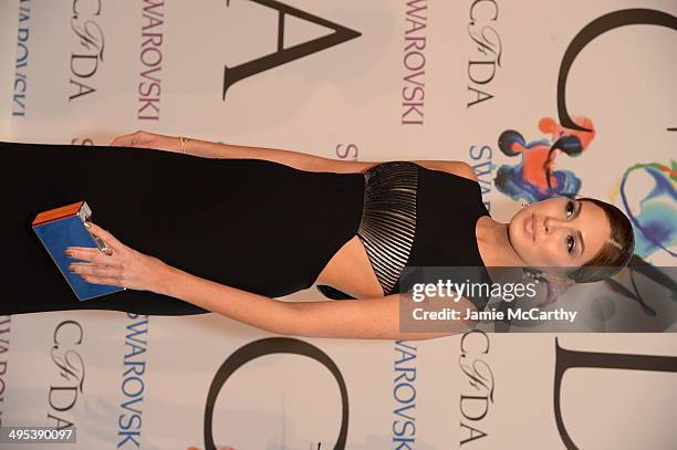 Miss Universe 2013 Gabriela Isler attends the 2014 CFDA fashion awards at Alice Tully Hall, Lincoln Center on June 2, 2014 in New York City.