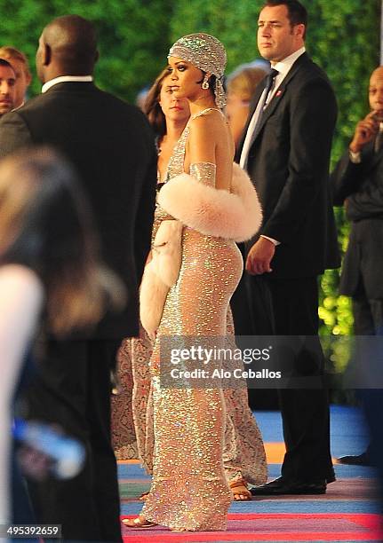 Rihanna attends the 2014 CFDA Fashion Awards>> at Alice Tully Hall, Lincoln Center on June 2, 2014 in New York City.