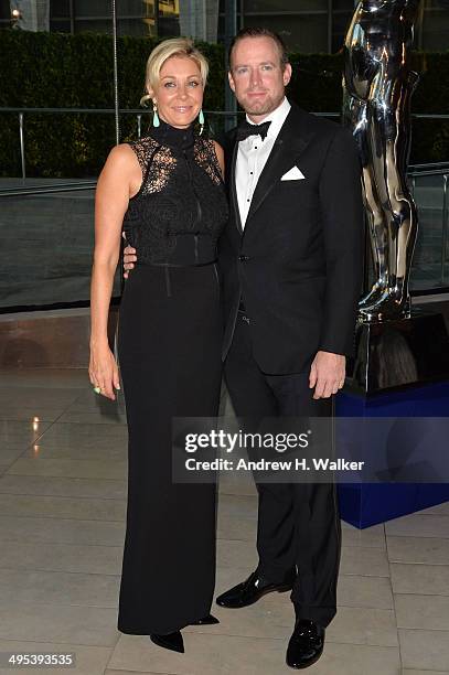 Nadja Swarovski and Rupert Adams attend the 2014 CFDA fashion awards at Alice Tully Hall, Lincoln Center on June 2, 2014 in New York City.