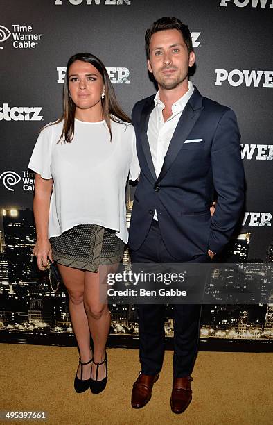 Actor Andy Bean and guest attend the "Power" premiere on June 2, 2014 in New York City.