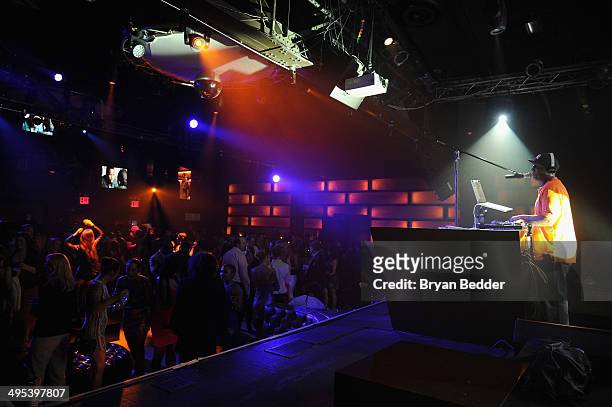 Composer Grandmaster Flash performs at the Starz "Power" premiere after party at Highline Ballroom on June 2, 2014 in New York City.