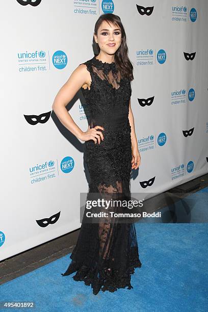 Actress Cyrina Fiallo at the UNICEF Next Generation Third Annual UNICEF Black & White Masquerade Ball benefiting UNICEF's lifesaving programs,...