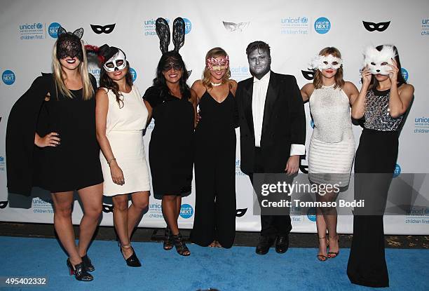 Kelly Wilson, Casey Rotter, Yasmin Coffey, Danielle Gano, Matthew Herman, Juliana Guill and Tara Baggott at the UNICEF Next Generation Third Annual...