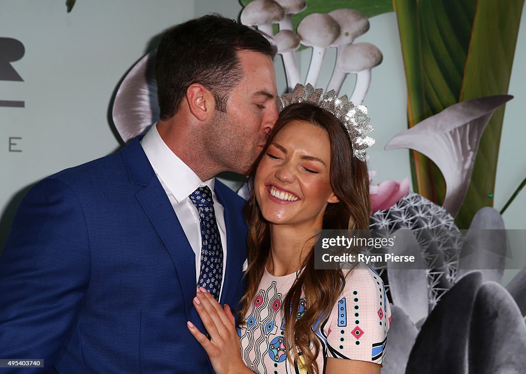 Celebrities Attend Melbourne Cup Day