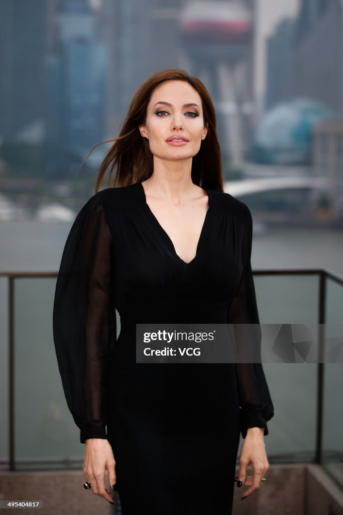 Angelina Jolie Visits Shanghai