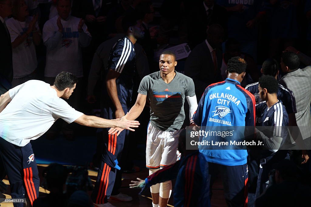 San Antonio Spurs v Oklahoma City Thunder