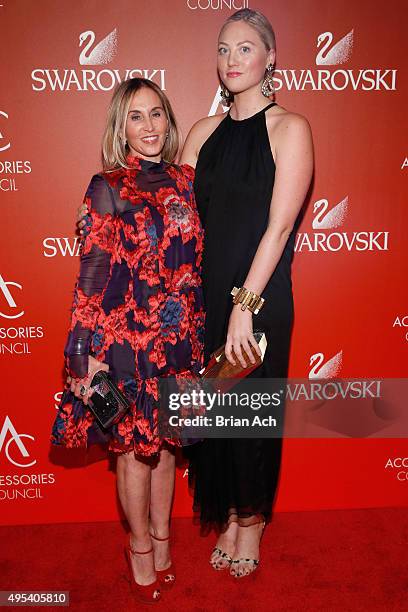 Designer Jill Haber and Brooke Ely Danielson attend 19th Annual Accessories Council ACE Awards on November 2, 2015 in New York City.