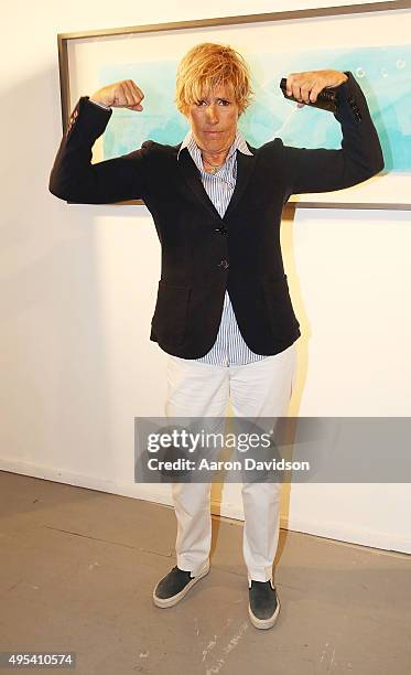 Diana Nyad signs copies of her book "Find A Way" at Miami Dade College on November 2, 2015 in Miami, Florida.