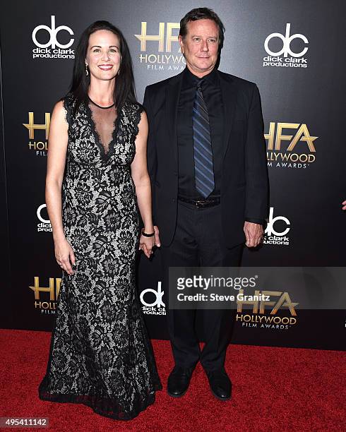 Amy Reinhold and Judge Reinhold arrives at the 19th Annual Hollywood Film Awards at The Beverly Hilton Hotel on November 1, 2015 in Beverly Hills,...