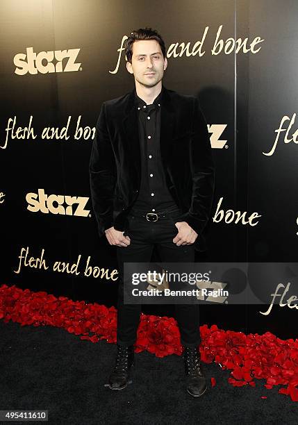 Actor Andy Bean attends the "Flesh And Bone" New York limited series premiere at Jack H. Skirball Center for the Performing Arts on November 2, 2015...