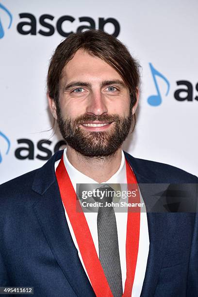 Songwriter Ryan Hurd attends the 53rd annual ASCAP Country Music awards at the Omni Hotel on November 2, 2015 in Nashville, Tennessee.