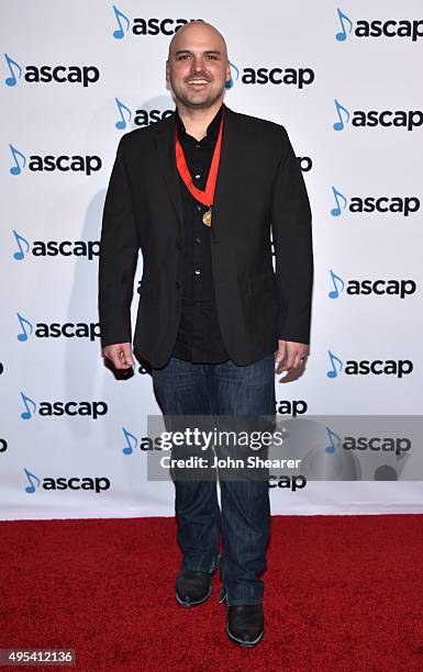 Songwriter Jon Nite attends the 53rd annual ASCAP Country Music awards at the Omni Hotel on November 2, 2015 in Nashville, Tennessee.