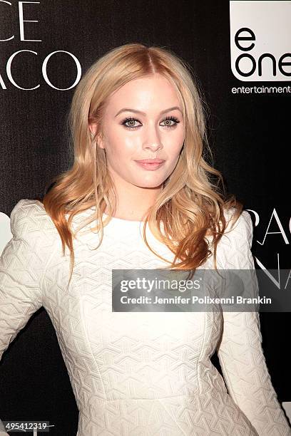 Model Simone Holtznagel arrives at the Australian premiere of "Grace of Monaco" at Dendy Opera Quays on June 3, 2014 in Sydney, Australia.