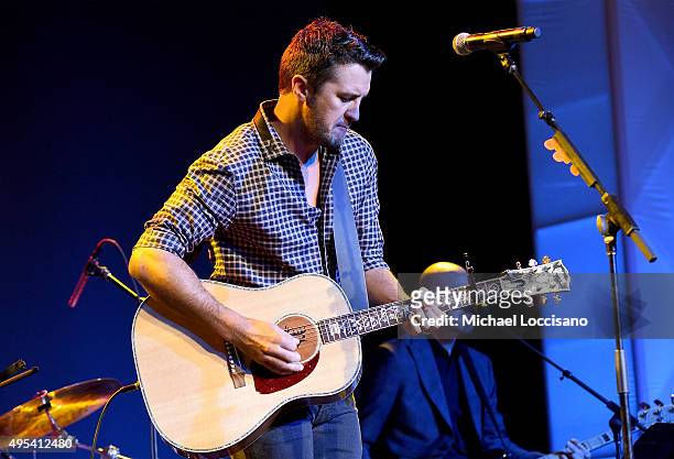 Luke Bryan performs onstage during the 53rd annual ASCAP Country Music awards at the Omni Hotel on November 2, 2015 in Nashville, Tennessee.