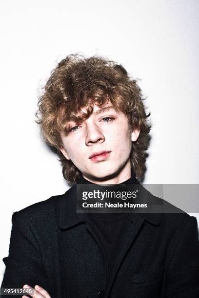 Drummer with indie band the Strypes, Evan Walsh is photographed on December 6, 2013 in London, England.