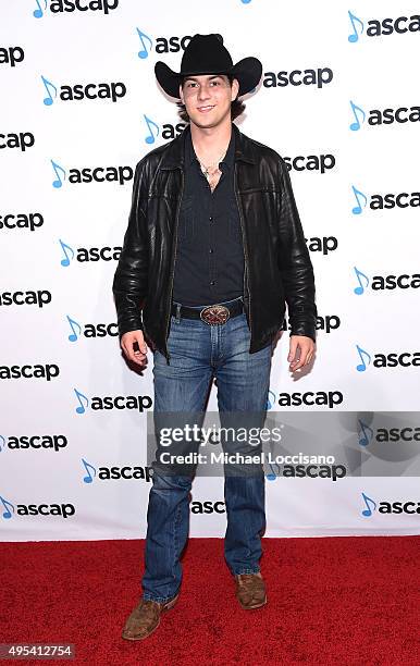 Singer William Michael Morgan attends the 53rd annual ASCAP Country Music awards at the Omni Hotel on November 2, 2015 in Nashville, Tennessee.