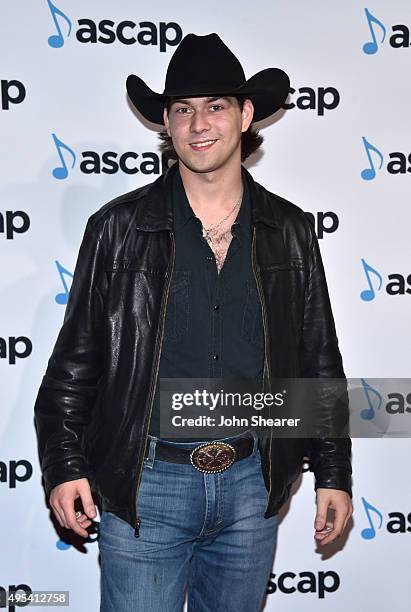 Singer William Michael Morgan attends the 53rd annual ASCAP Country Music awards at the Omni Hotel on November 2, 2015 in Nashville, Tennessee.