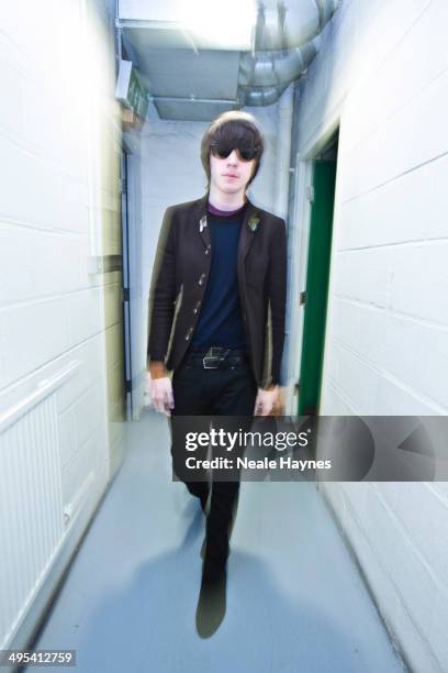 Lead singer Ross Farrelly of indie band the Strypes are photographed on December 6, 2013 in London, England.