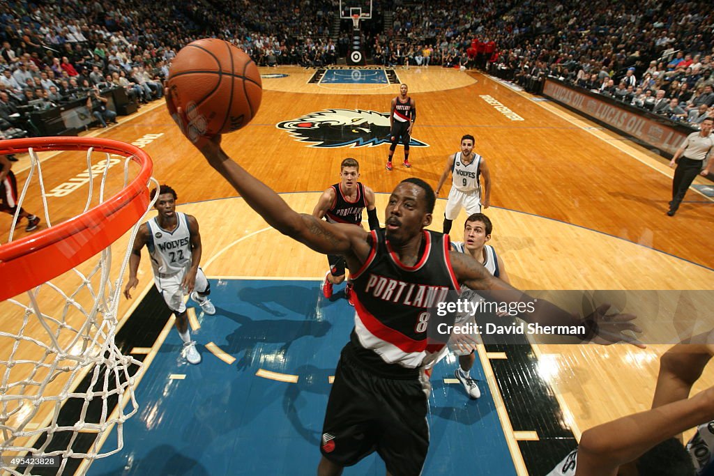 Portland Trail Blazers v Minnesota Timberwolves