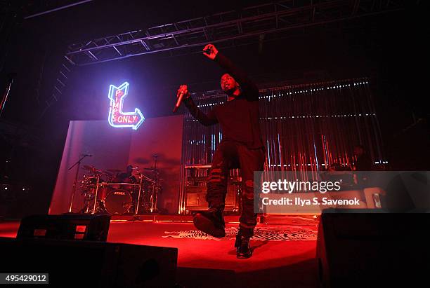 Kendrick Lamar performs at Terminal 5 on November 2, 2015 in New York City.