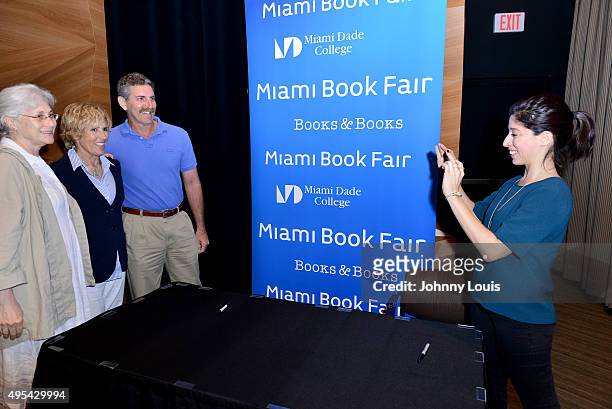 Diana Nyad discusses and signs copies of her book 'Find A Way' at Miami Dade College Wolfson Auditorium Presented in collaboration with The Center...