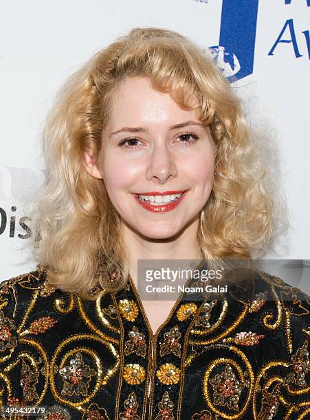 Nellie McKay attends the 2014 Theatre World Awards ceremony at Circle in the Square on June 2, 2014 in New York City.