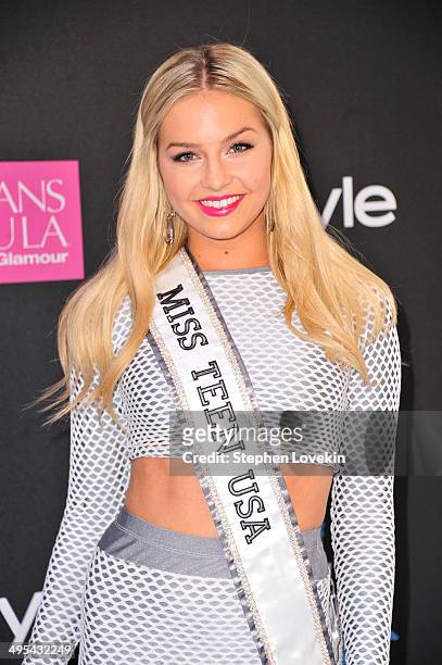 Miss Teen USA Cassidy Wolf attends "The Fault in Our Stars" premiere at the Ziegfeld Theater on June 2, 2014 in New York City.