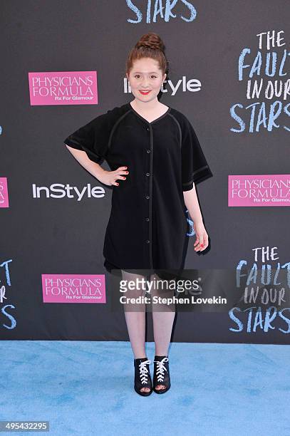 Emma Kenney attends "The Fault in Our Stars" premiere at the Ziegfeld Theater on June 2, 2014 in New York City.