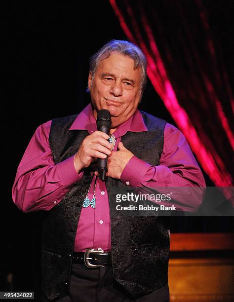 Eddie Brigati of The Rascals performs with the Renegade Theatre "This Ones For Jack" at The Cutting Room on November 2, 2015 in New York, New York.