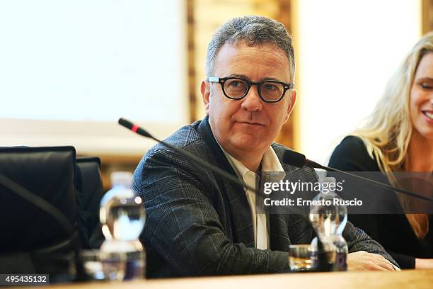 Paolo Del Brocco attends the 'Insieme Contro La Violenza' Convention at Scuola di Perfezionamento per le Forze di Polizia on October 30, 2015 in...