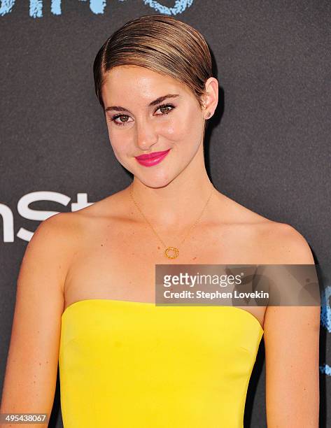 Actress Shailene Woodley attends "The Fault In Our Stars" premiere at Ziegfeld Theater on June 2, 2014 in New York City.
