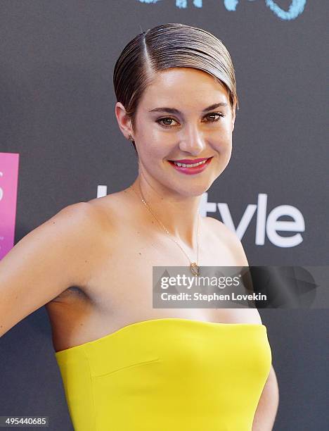 Actress Shailene Woodley attends "The Fault In Our Stars" premiere at Ziegfeld Theater on June 2, 2014 in New York City.