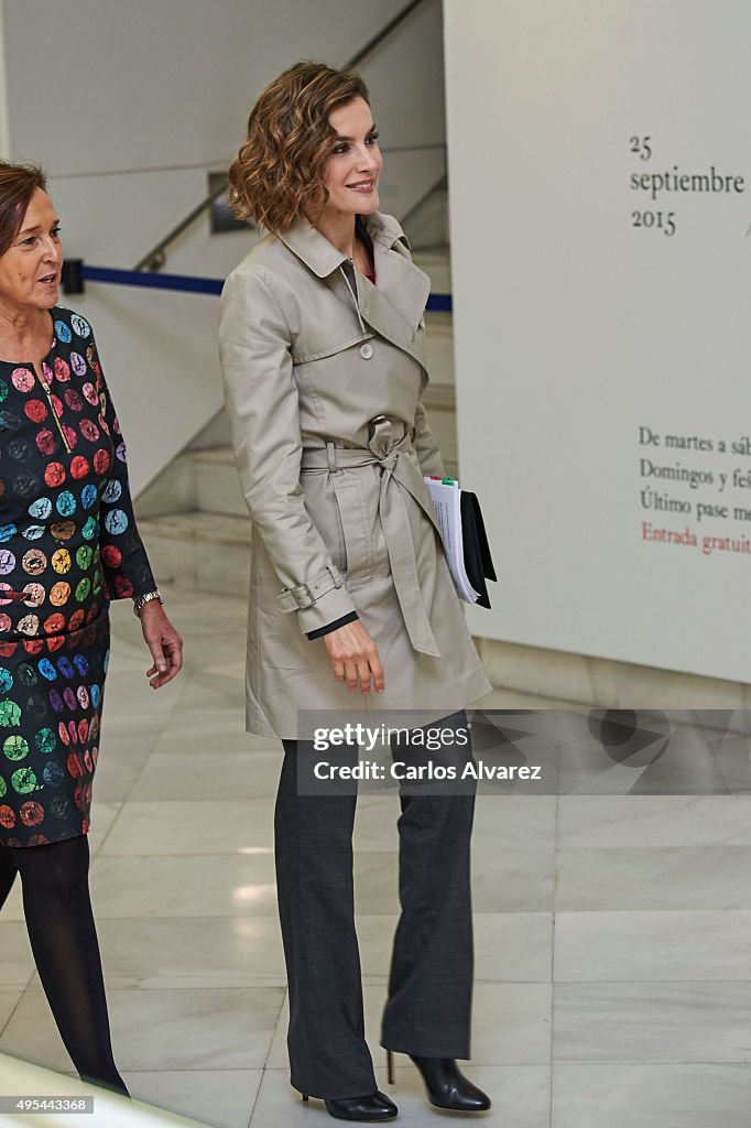 Queen Letizia of Spain Attends 'Spanish Cooperation 2030'